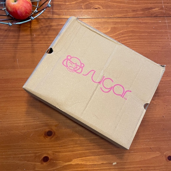 Sugar Tan Wedge Sandals with Bow - Picture 8 of 8